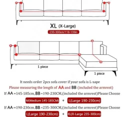 Bunter rutschfester Sofabezug – moderner Möbelschutz