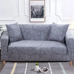 Bunter rutschfester Sofabezug – moderner Möbelschutz