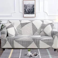Bunter rutschfester Sofabezug – moderner Möbelschutz