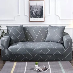 Bunter rutschfester Sofabezug – moderner Möbelschutz