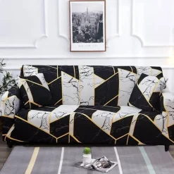Bunter rutschfester Sofabezug – moderner Möbelschutz