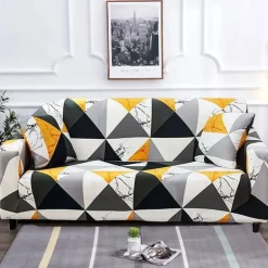 Bunter rutschfester Sofabezug – moderner Möbelschutz