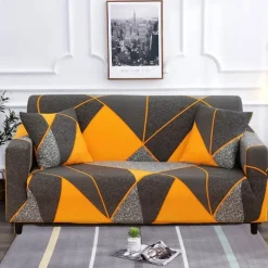 Bunter rutschfester Sofabezug – moderner Möbelschutz
