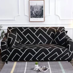 Bunter rutschfester Sofabezug – moderner Möbelschutz