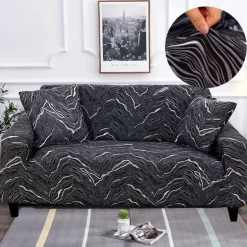 Bunter rutschfester Sofabezug – moderner Möbelschutz