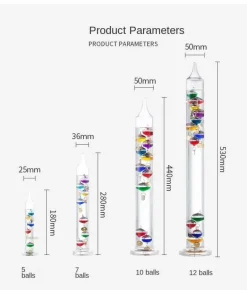 Buntes nordisches Thermometer – Kreative Wohndekoration