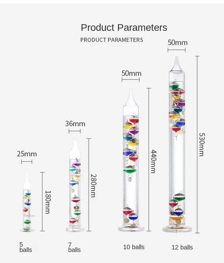 Buntes nordisches Thermometer – Kreative Wohndekoration