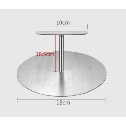 Burgerpresse aus Edelstahl – runder Grillzerkleinerer zum Grillen