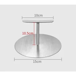 Burgerpresse aus Edelstahl – runder Grillzerkleinerer zum Grillen