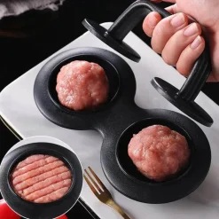 Burger-Reisbällchenformer - Küchengerät mit Doppelgitter