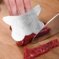 Butterfly-Messerschild – verstellbarer Fingerschutz aus Edelstahl