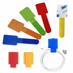 Cable Organizer Set - Reusable Self-Adhesive Tangle-Free Cord Management