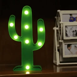 Cactus LED Night Light - Cute Decorative Lamp