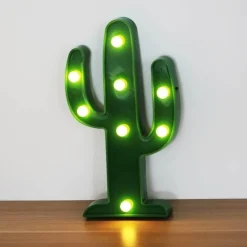 Cactus LED Night Light - Cute Decorative Lamp