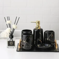 Calabria Bathroom Accessories Set - Stylish Home Décor Essentials