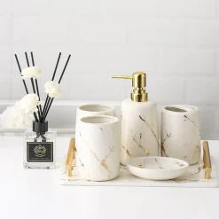Calabria Bathroom Accessories Set - Stylish Home Décor Essentials
