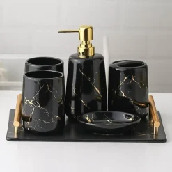 Calabria Bathroom Accessories Set - Stylish Home Décor Essentials
