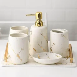 Calabria Bathroom Accessories Set - Stylish Home Décor Essentials