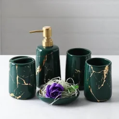 Calabria Bathroom Accessories Set - Stylish Home Décor Essentials