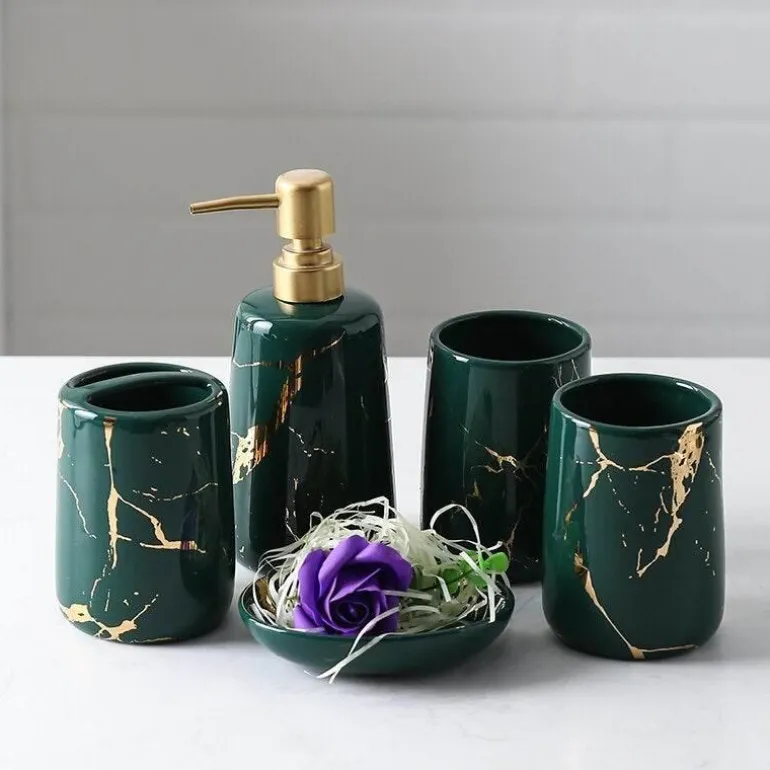 Calabria Bathroom Accessories Set - Stylish Home Décor Essentials
