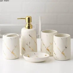 Calabria Bathroom Accessories Set - Stylish Home Décor Essentials
