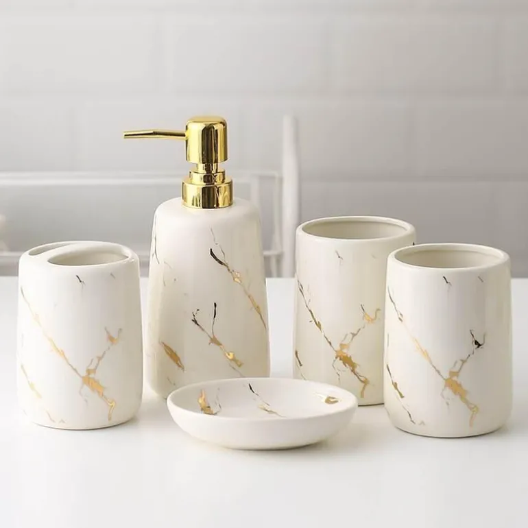 Calabria Bathroom Accessories Set - Stylish Home Décor Essentials