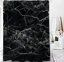 Calcutta Oro Duschvorhang-Set – Elegantes Badezimmerdekor