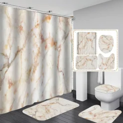 Calcutta Oro Duschvorhang-Set – Elegantes Badezimmerdekor