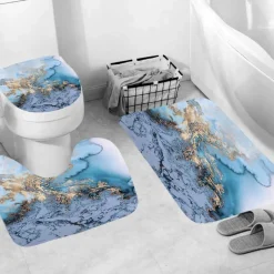 Calcutta Oro Duschvorhang-Set – Elegantes Badezimmerdekor