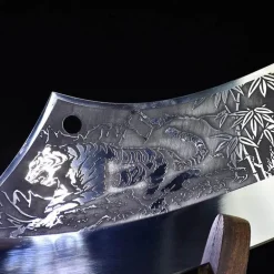 Campingmesser - Edelstahl Fighter Tiger Design
