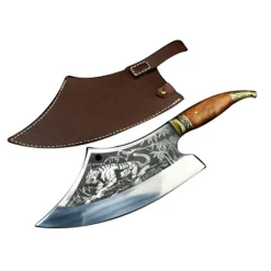 Campingmesser - Edelstahl Fighter Tiger Design
