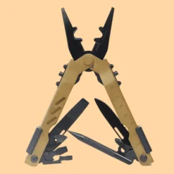 Camping-Multitool-Messerzange - faltbar, vielseitig