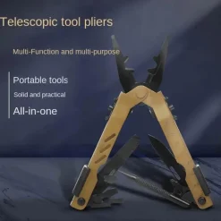 Camping-Multitool-Messerzange - faltbar, vielseitig
