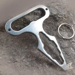 Camping-Schraubenschlüssel aus Edelstahl – Multifunktionales Outdoor-Dienstprogramm