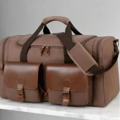 Carry-On Duffel – Reisetasche mit Trolley-Hülle & Gepäckfach