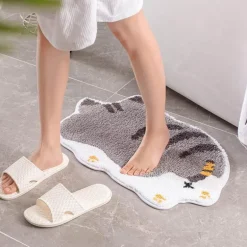Cartoon Absorbent Floor Mat - Fun Decorative Rug for Home