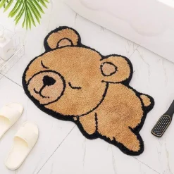 Cartoon Absorbent Floor Mat - Fun Decorative Rug for Home