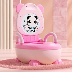 Cartoon Baby Potty Training Seat - Comfy Kids Bathroom Accessory