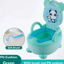 Cartoon Baby Potty Training Seat - Comfy Kids Bathroom Accessory