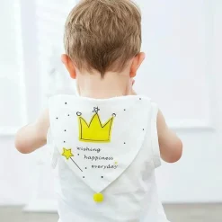 Cartoon Baby Schweißtuch - Süßes saugfähiges Babylätzchen