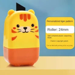 Cartoon Design Mini ID Protection Roller Stamp - Privacy Shielding Tool