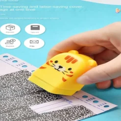 Cartoon Design Mini ID Protection Roller Stamp - Privacy Shielding Tool