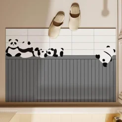 Cartoon Diatom Mud Bath Mat - Absorbent Anti-Slip Bathroom Mat