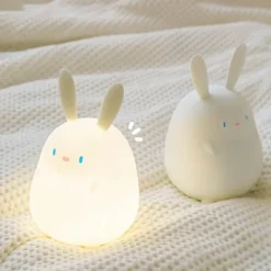 Cartoon Kaninchen Nachtlicht - Silikon Kinderlampe