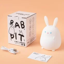 Cartoon Kaninchen Nachtlicht - Silikon Kinderlampe