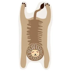 Cartoon Wildtiere Teppich - Bunte Kinderzimmer Dekoration