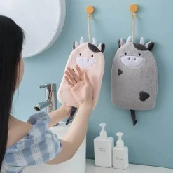 Cartoon-Handtuch – weiches, schnelltrocknendes, besticktes Handtuch