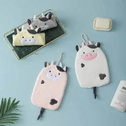 Cartoon-Handtuch – weiches, schnelltrocknendes, besticktes Handtuch