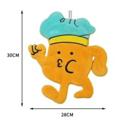 Cartoon-Mikrofaser-Handtuch – süßes Küchen- und Badezimmerdekor