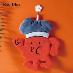 Cartoon-Mikrofaser-Handtuch – süßes Küchen- und Badezimmerdekor